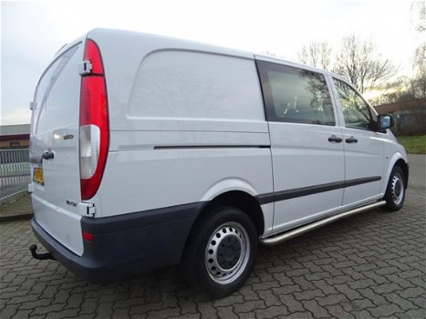 Mercedes-Benz Vito - 2.1 CDI DUBBEL CABINE AC/BIJRIJDERSBANK/IDEBARS/TREKHAAK - 1