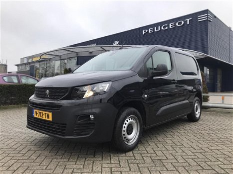 Peugeot Partner - 1.6 BlueHDi 100pk 2-zits Premium Airco, Navigatie - 1