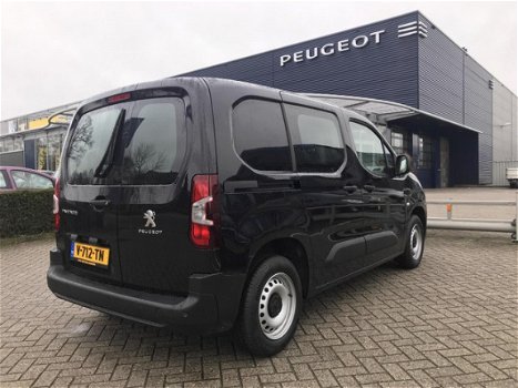 Peugeot Partner - 1.6 BlueHDi 100pk 2-zits Premium Airco, Navigatie - 1