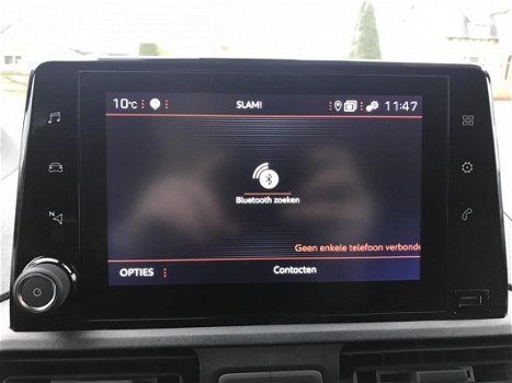 Peugeot Partner - 1.6 BlueHDi 100pk 2-zits Premium Airco, Navigatie - 1