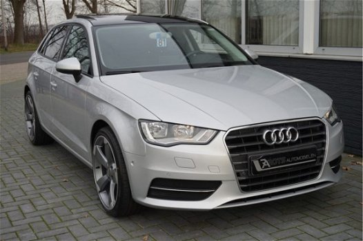 Audi A3 Sportback - 1.4 TFSI S-Tronic Ambition Pano|MMI|Cruis|PDC Zilver Metallic - 1