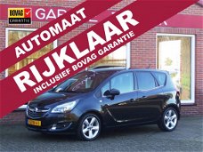 Opel Meriva - 1.4 Turbo Cosmo 140PK 5-drs automaat, navi, clima, cruise, AFL, leder RIJKLAAR