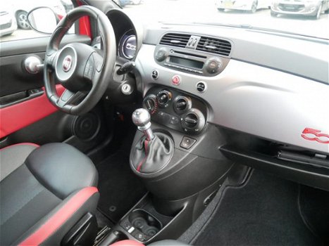 Fiat 500 - 1.2 500 SPORT UITVOERING Airco, Lmv, Elekt Pakket, Zeer Weinig Km - 1