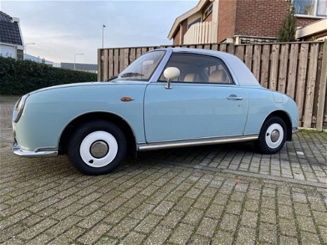 Nissan Figaro - 975, Pale Aqua, airco, turbo, automaat - 1