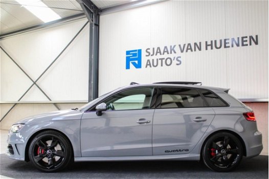 Audi A3 Sportback - 2.0 TFSI S3 quattro ✅300pk S-Tronic 1e|DLR|Nardo Grey|Panoramadak|Schaalstoelen| - 1