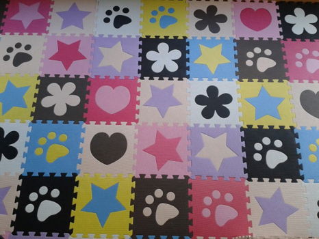 Foam puzzel matten. Supercoole kleuren en prints - 2