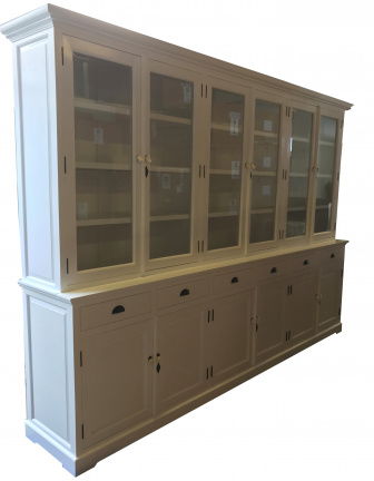 Winkelkast Heesch wit - wit 300 x 50/40 x 210cm - nr. 1