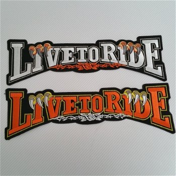 Live to Ride Rugpatch - 1
