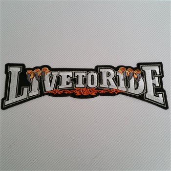 Live to Ride Rugpatch - 2