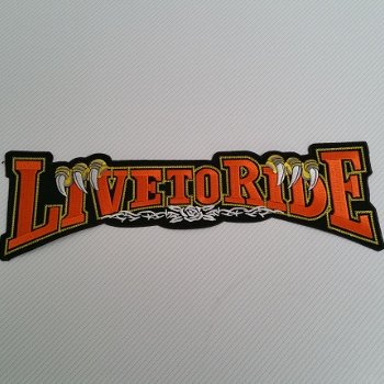 Live to Ride Rugpatch - 3