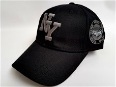 New York NY Baseball Cap zwart
