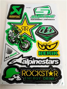 Sticker set Alpinestars - Rockstar Motorcross Team - 1