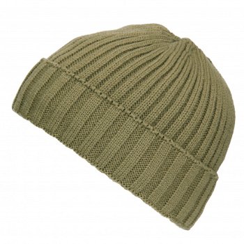 Beanie muts met fleece voering - 1