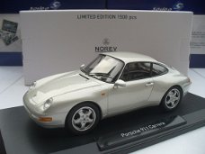 Norev 1/18 Porsche 911 993 Carrera Zilver
