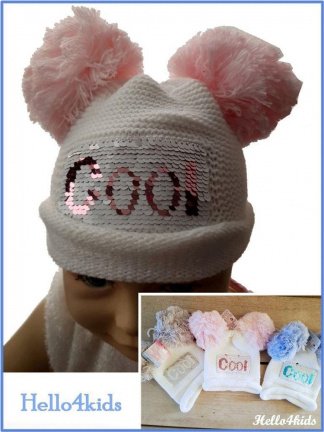 warme baby wintermuts Cool omkeerbare sequin - nr. 1