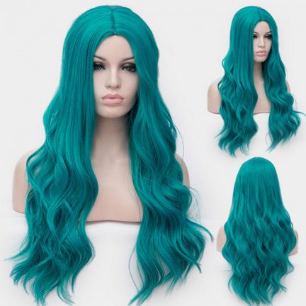 Nieuwe collectie luxe carnavalspruiken met lang haar in diverse kleuren - Afbeelding 3