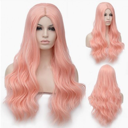 Nieuwe collectie luxe carnavalspruiken met lang haar in diverse kleuren - Afbeelding 5