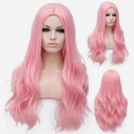 Nieuwe collectie luxe carnavalspruiken met lang haar in diverse kleuren - Afbeelding 7