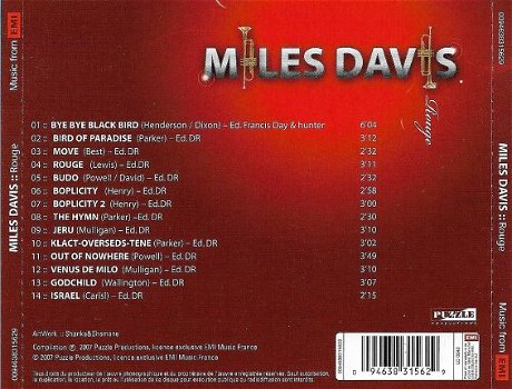 CD - Miles Davis - Rouge - 1