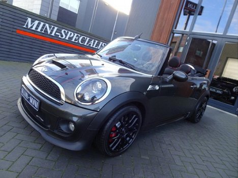 Mini Mini Cabrio - 1.6 John Cooper Works 211pk /leer/navi/uniek/np:52.000, - 1