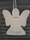 Wit houten engel, angel - 1 - Thumbnail