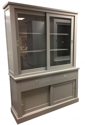 Buffetkast Hierden grijs - grijs 160 x 50/40 x 220cm - nr. 1