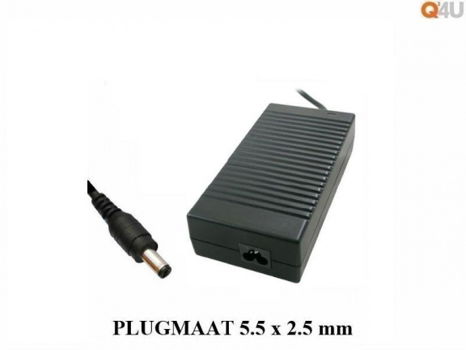 Q24U voeding 18,v 6.5a 19v 6.3a 120 watt, 5.5 x 2.5 mm - 1