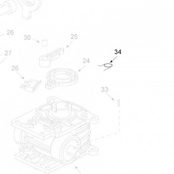 Teleco 13130 spare part Veer voor schakelarm T.65/85 - 1