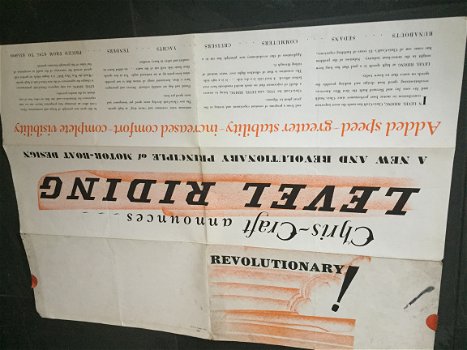 CHRIS CRAFT BOATS Revolutionary! 1932 brochure USA (D316) - 5