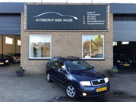 Skoda Fabia Combi - 1.9 TDI Elegance Airco, Lichtmetaal, APK, 2de Eigenaar, Elektr. ramen - 1