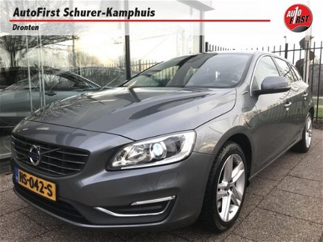 Volvo V60 - 2.4 D6 Twin Engine Summum Xenon Navi climate Stoelverw. BLIS adapt. Cruise Dealer onderh - 1