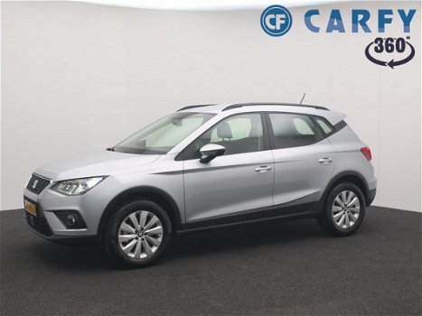 Seat Arona - 1.0 TSI 115pk Style fabrieksgarantie, parkeersensoren, airco, app-connect - 1