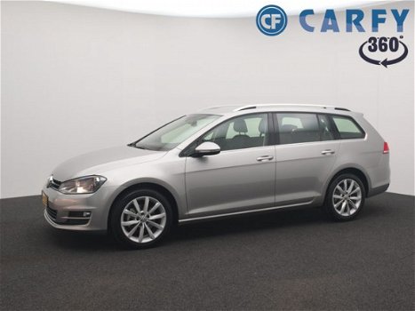 Volkswagen Golf Variant - 1.4 TSI 125pk DSG-7 automaat Highline trekhaak afn., navi, camera, 1ste ei - 1