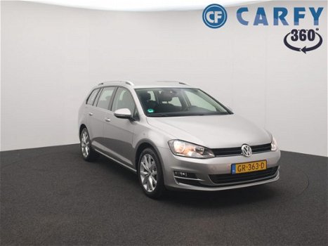 Volkswagen Golf Variant - 1.4 TSI 125pk DSG-7 automaat Highline trekhaak afn., navi, camera, 1ste ei - 1