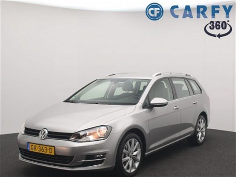 Volkswagen Golf Variant - 1.4 TSI 125pk DSG-7 automaat Highline trekhaak afn., navi, camera, 1ste ei - 1