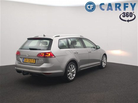 Volkswagen Golf Variant - 1.4 TSI 125pk DSG-7 automaat Highline trekhaak afn., navi, camera, 1ste ei - 1