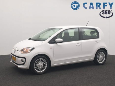 Volkswagen Up! - 1.0 60pk High up NAP, airco, navigatie, parkeersensoren, dealer onderhouden, 1ste e - 1