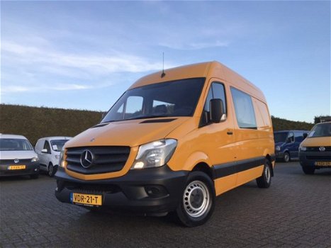 Mercedes-Benz Sprinter - 313 CDI 130 PK / L2H2 / EURO 6 / DUBBEL CABINE / 3.500 KG AHG / AIRCO / TRE - 1