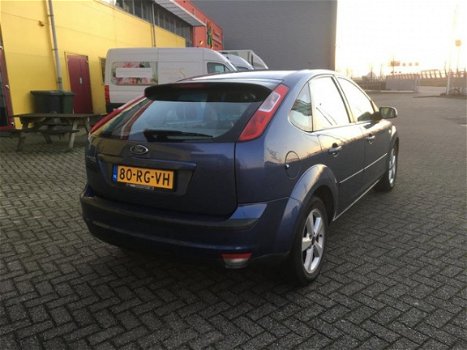 Ford Focus - 1.6-16V Titanium 2005 Blauw Airco Leder 5drs - 1