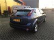 Ford Focus - 1.6-16V Titanium 2005 Blauw Airco Leder 5drs - 1 - Thumbnail