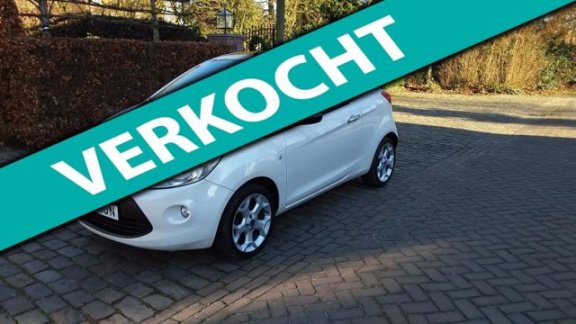 Ford Ka - 1.2 Titanium X met pano, clima en nieuwe apk - 1