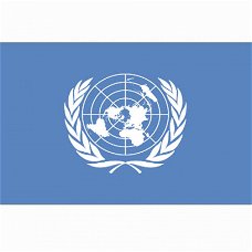 Vlag UN - Vlag Verenigde Naties -