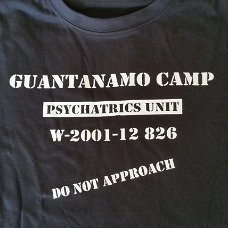 T-shirt Guantanamo Camp XL (Uitverkoop)