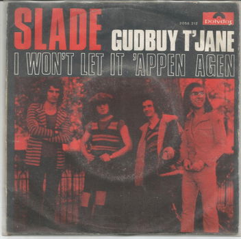 Slade ‎– Gudbuy T'Jane (1972) Belgium - 1