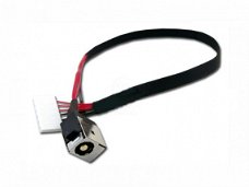 Asus DC Jack 5.5 x 2.5 mm. 1417-008M000 - 6 pim met kabel 18 cm