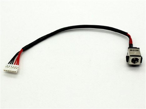 Asus DC Jack 5.5 x 2.5 mm. 14004-00530000 - 6 pim met kabel - 1