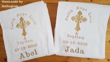 Bad handdoek heilig kruis doopkleed ceremonie deken Goud