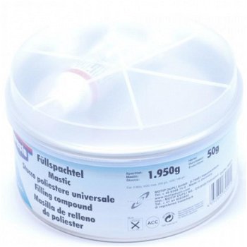 Plamuur Polyester Staal 2000 Gram - 1