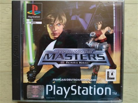 Playstation 1 ps1 star wars masters of teras kasi - 1