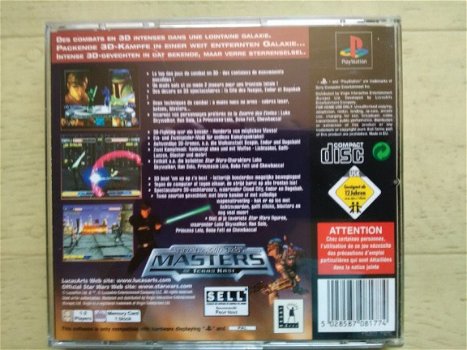 Playstation 1 ps1 star wars masters of teras kasi - 3